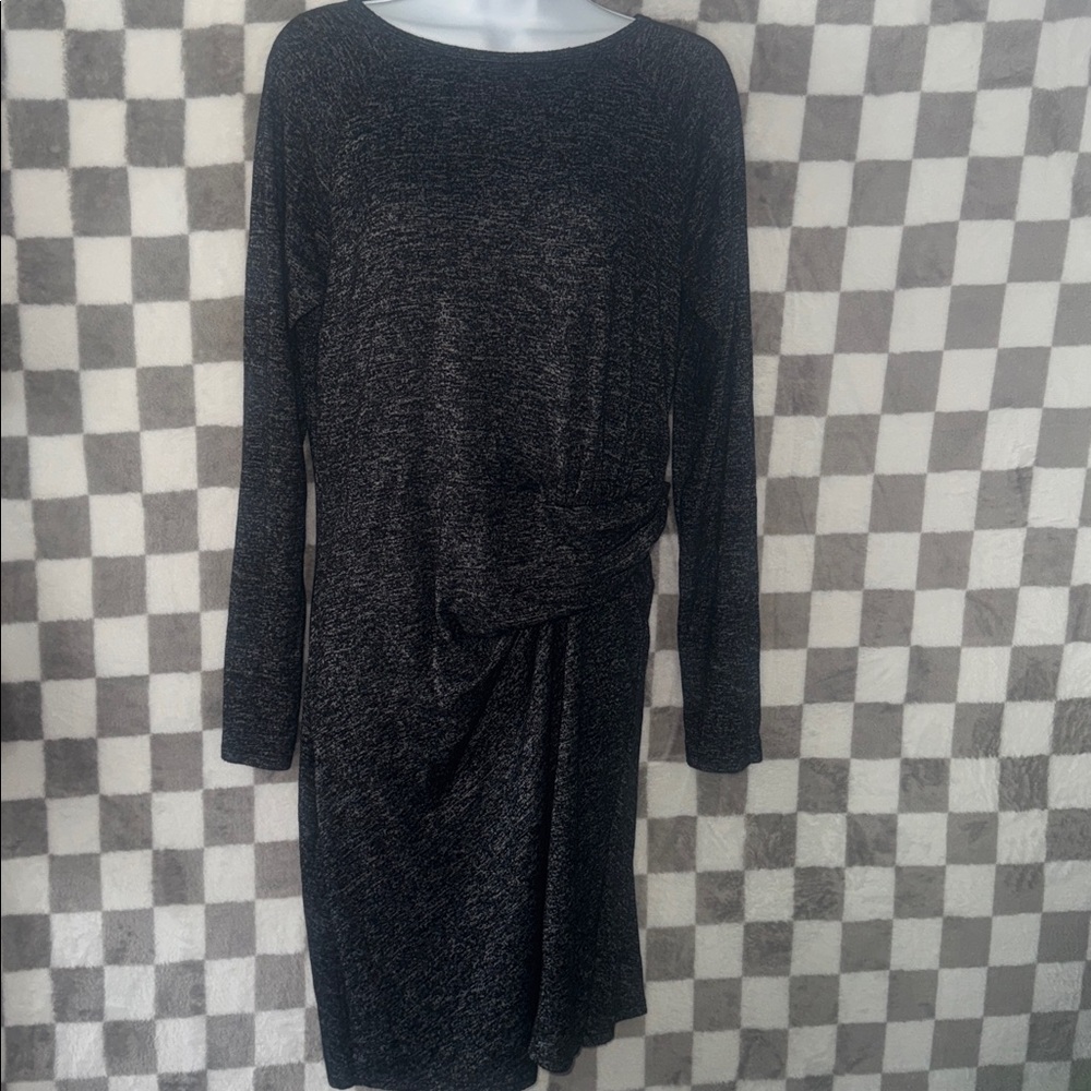 Athleta Women’s Crew Neck Solitude Waist Twist Long Sleeve Dress Size M/Medium - Picture 2 of 10